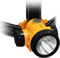 Фонарь налобный аккумуляторный КОСМОС 3W LED, Li-ion аккумулятор, встроенное з/у, шнур micro usb/1/1