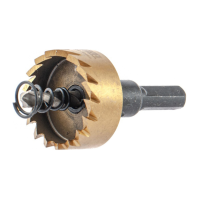 724108 Коронка по металлу HSS, 30 мм, нитридтитановое покрытие //Denzel