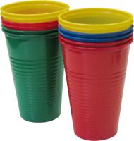 НАБОР № 5  Стакан 200мл цветной-10шт. (арт. 502616)