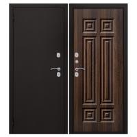 Дверь металлическая Ария (Термо) Букле черный Радриго статус коньяк (870), левая