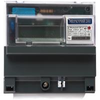  Счетчик электроэнергии однофазный однотарифный Меркурий 201.4 10-80А 1 класс точн имп вых ЖКИ DIN-р