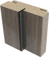 Элемент коробки телескопический, 30*80*2070 мм, дуб грей, с уплотнителем