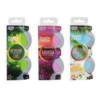 778-106 NEW GALAXY Ароматизатор гелевый Double fresh, летний бриз, лаванда, мистический сад
