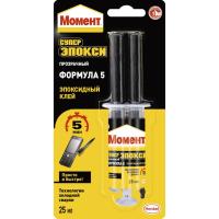 Клей эпоксидный Момент Супер Эпокси Формула 5, 14 мл
