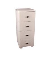 Комод 4 секции "Плетенка" слоновая кость, М2430