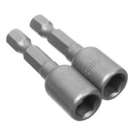 33-3-836 Биты с торцевыми головками сталь CrV, 1/4" Е, 8 мм - 45 мм, 2 шт