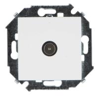 Механизм розетки TV СП Simon15 одиночная бел. Simon 1591475-030