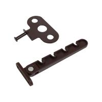 Ограничитель открывания окна (гребенка) коричневый