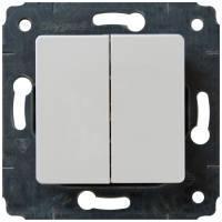 Legrand Valena Выключатель 2- клавишный БЕЛЫЙ (774405)