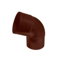 Отвод соединения трубы 67° MUROL, d=80 мм, коричневый