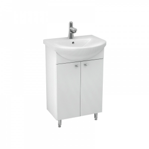 Тумба под раковину Triton Локо 50 универсальная, 2 двери, белый, 51х82х41 см