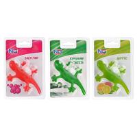 794-579 NEW GALAXY Ароматизатор гелевый на присоске "Ящерица", бабл гам, цитрус, утренняя свежесть