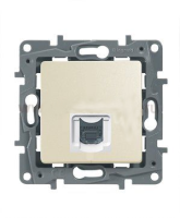 Legrand Etika Крем Розетка тел. (RJ11) 