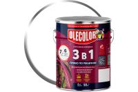 Грунт-эмаль по ржавчине белый 4,0кг Олеколор (4) 4300005946