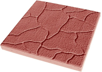 Плитка тротуарная "ТУЧКА" красная 300*300*30 мм
