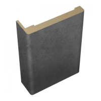 Наличник ПВХ телескоп 8*70*2150 бетон темный