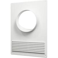 100ПТПР Площадка торц.пласт.с решеткой 180*250 фланец D100 (ЭРА)