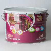 Грунт-эмаль по ржавчине OLECOLOR, серый, RAL7004, 10 кг