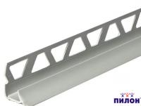 Угол внутренний для кафеля 8 мм серый