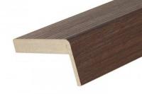 Наличник угловой экошпон, телескопический, 8*70*2150, дуб мокко