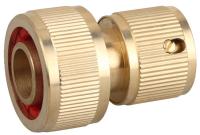 8-426130_z01 Соединитель GRINDA "ЭКСПЕРТ/EXPERT" с автостопом латунный, 3/4"           