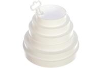 PU16.15.12,5.12.10.8, Соединитель круглых воздуховодов центральный пластик D160/150/125/120/100/80