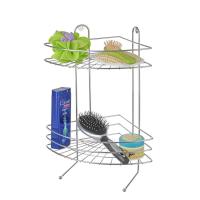 Полка угловая настенная АЛТ 10C, 2 яруса, сталь