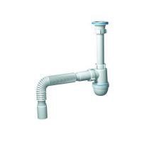 Сифон АНИ пласт С1005, 1"-1/4", D40 мм, гибкая труба D40/40 мм