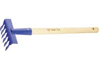 61761 Грабли витые 8-зубые, 140х300 мм, деревянная рукоятка