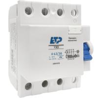 18016 Устройство защитного отключения DLF364 4P 63А/30мА (электромеханическое) ЕТР