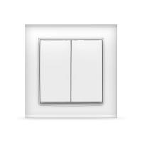 Выключатель 2-кл. СП Бриллиант 10А IP20 бел. UNIVersal 7947403