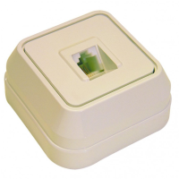 Розетка НАКЛ. "МАКЕЛ" СИВА ТФ КРЕМ (10)