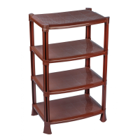 Этажерка 4-х секц.д/игрушек850*510*350 венге  (4) М598 А