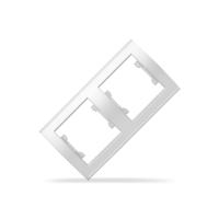 Рамка 2-м Бриллиант горизонт. бел. UNIVersal 7947465