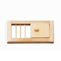 Вентиляционная решетка с задвижкой малая Банные штучки, 38х15 см