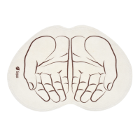 Коврик войлочный 43*30 см "Ладони" для бани и сауны "Банные штучки"/20