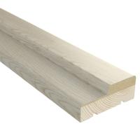 Элемент дверной коробки МДФ, дуб белёный, 28х70х2050 мм, Дубрава