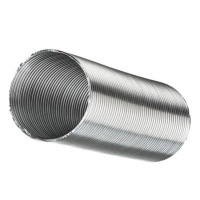 12,5ВА1,5 Воздуховод гибкий алюминиевый гофрированный L до 1,5м (ЭРА) D 125