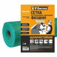 Сетка стеклотканевая фасадная 5х5 мм Fiberon, 1х50 м