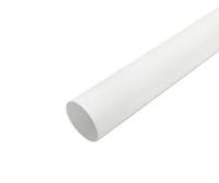 Труба водосточная MUROL, d=80 мм, 1 м, белая 