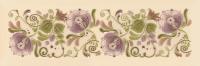 Декор Gracia Ceramica Гжель декор/Gzhel decor 08, коралловый, 300х100 мм