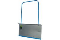 61520 Движок для уборки снега, стальной, оцинкованный, 750 х 410 х 1100 мм, 0,8 мм, стальная рукоять