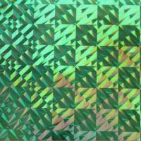 030 С LB пленка самоклеющаяся голограф. (зеленая) 0,45*8м (D&B) 20