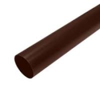 Труба водосточная MUROL, d=80 мм, 1 м, коричневая