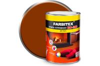 Алкидная эмаль FARBITEX ПФ-266, желто-коричневая, 0,8 кг