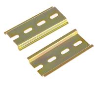 DIN-рейка желтый цинк, 75 мм