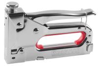 3187 Пистолет KRAFTOOL "EXPERT" скобозабивной, регулировка силы удара, тип скобы 53 (красная): 6-14м