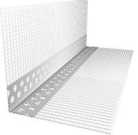 Профиль ПВХ штукатурный  перфорированный 23*23 с сеткой 10*15, 2,5 м, фасадная