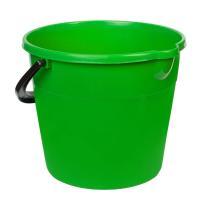 Ведро 7 л круглое со сливом, пластик (полипропилен), салатовое IS40005/1 Спарк Пласт/Spark Plast