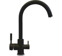 Смеситель д/кухни шар. с доп.выходом д/питьев. воды G351-211 Special цвет черный Gota Rocio латунь